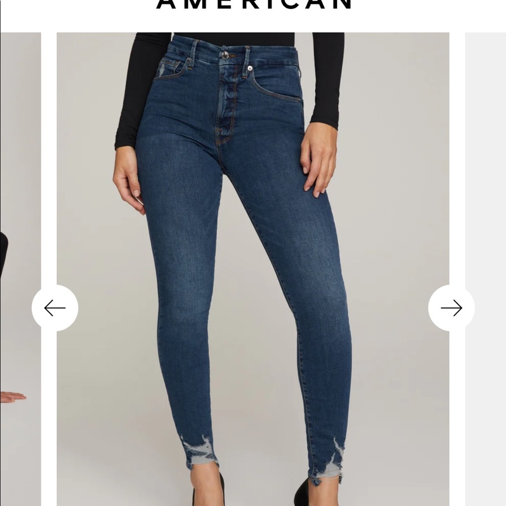 Good American good waist high rise skinny jeans